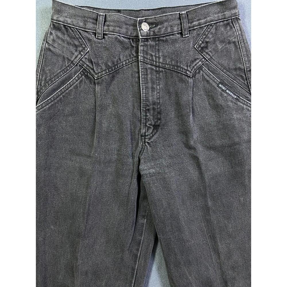 Rocky Mountain Jeans Bare Back Front Buckle High Rise 31/11 x 35 80s 90s VTG EUC